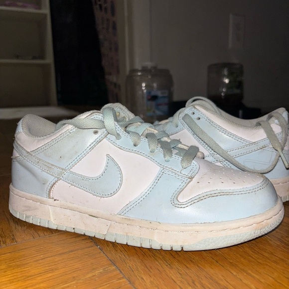 Nike White and Gray Dunks - Picture 2 of 2